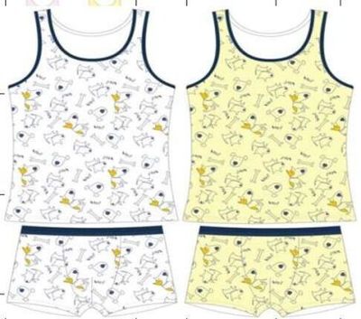 贴身侍卫3007 品质与舒适并存的竹纤维背心套装